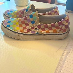 Vans Rainbow Slip Ons